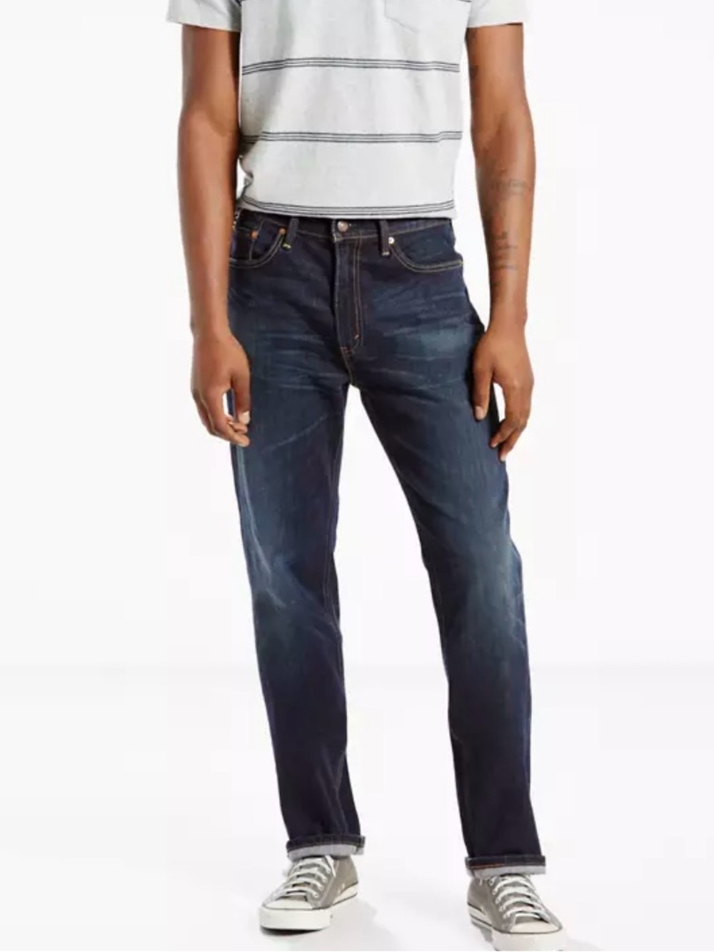 Levi’s 541 Athletic Taper Fit Men's 38 x 34 Blue Denim Jeans Sequoia Dark Wash